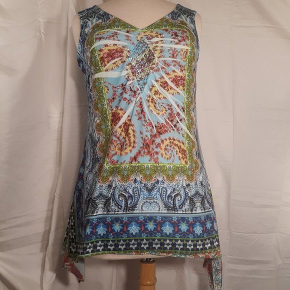 Live And Let Live Sublimation Shirt Small Embellished GUC - Picture 8 of 8